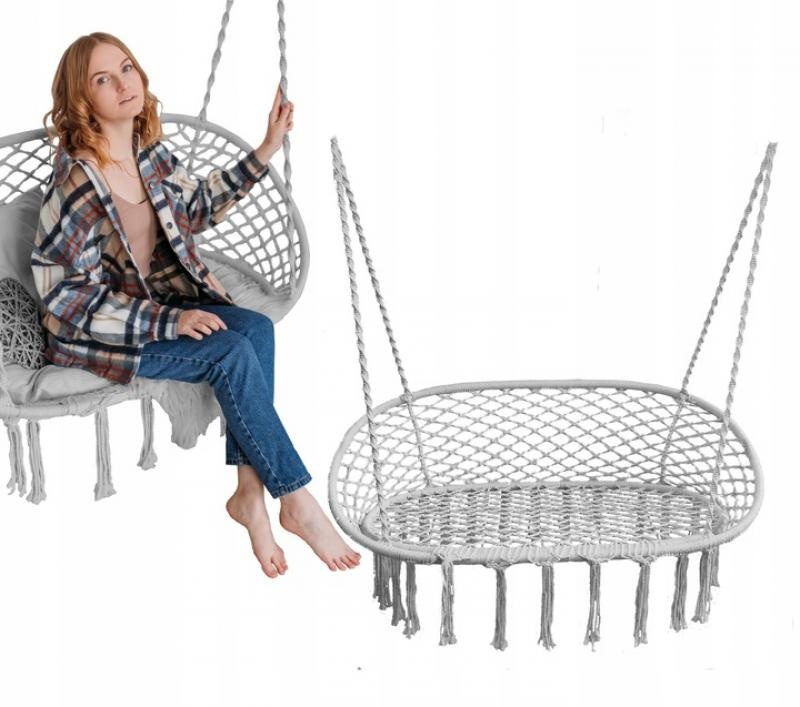 Garden Line - hangstoel  - 2 persoons - grijs