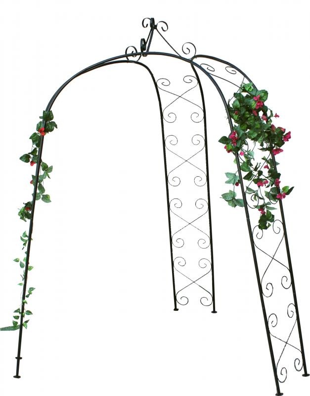Rozenboog 180cm breedt (verzinkt en gecoat