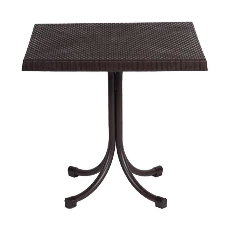 Garden Line - tuintafel - 80x80x73 cm - bruin