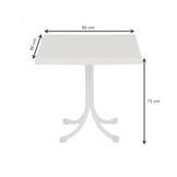 Garden Line - tuintafel - 80x80x73 cm - bruin