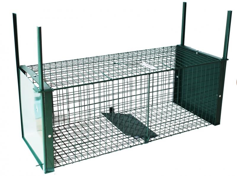 Garden Line - vangkooi - triggermechanisme - 83x32x32 cm - groen