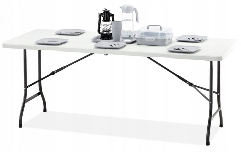 Garden Line - campingtafel - 180x75x72 cm - wit