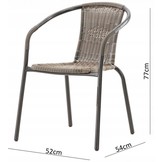 Garden Line - tuinset - polyrotan - klassiek en elegant - bruin