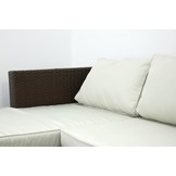 Garden Line - tuinset -  loungeset - met kussens - crème bruin