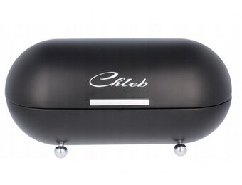 Cookline - broodtrommel - staal - 22,5x22x44 cm - zwart