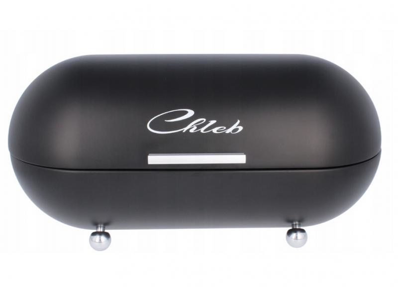 Cookline - broodtrommel - staal - 22,5x22x44 cm - zwart