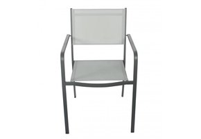 Garden Line - tuinstoel - textiel - klassiek - grijs