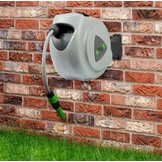 Gardenline - tuinslang haspel - slanghaspel - 35 m - grijs