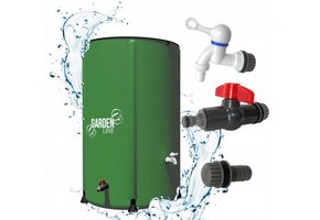 Gardenline - regen ton - opvouwbaar - 100 liter - 40x78 cm