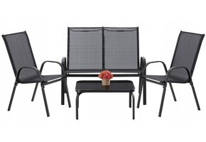 Garden Line - tuinset - 4 delig - zwart