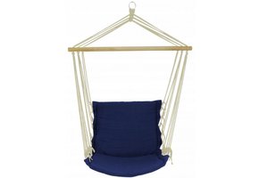 Garden Line - hangstoel - hangmat - 60x120x130 cm - blauw