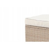Garden Line - tuinset - rattan - met hoekbank - beige
