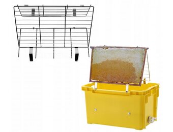 Cook Line - ontzegelbak - met zeef - 55x38x31 cm - geel