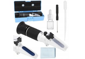 Refractometer - opbergbox - watergehalte checken - 7 elementen