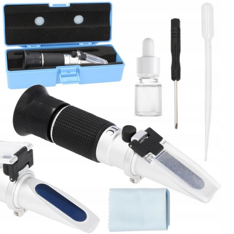 Refractometer - opbergbox - watergehalte checken - 7 elementen