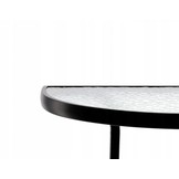 Garden Line - bistroset - maantafel - klapbare stoelen - zwart