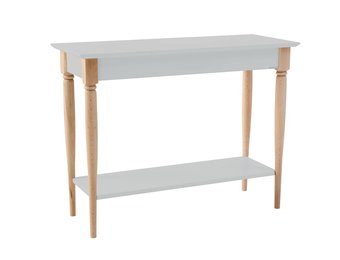 Mamo Consoletafel 105cm - Lichtgrijs beukenhout & MDF