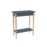 Mamo Consoletafel Grafiet | 65x35x74 cm | Beukenhout & MDF | FSC Gecertificeerd