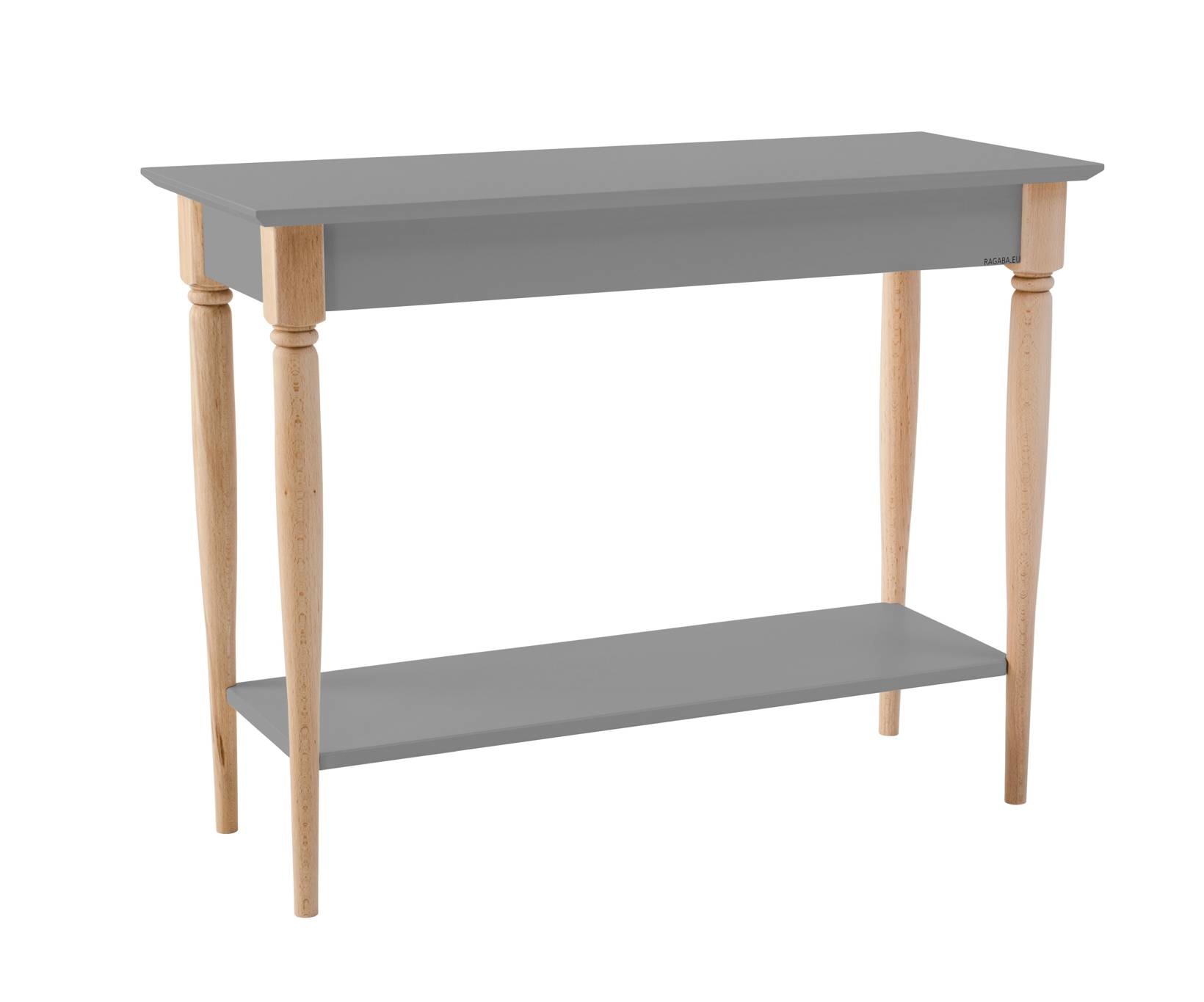 Mamo Consoletafel in donkergrijs betongrijs | 105x35x74 cm | Beukenhout & MDF | FSC-certificaat