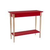 Mamo Consoletafel in Zuiver Rood | BxHxD 85x74x35cm | Beukenhout & gelamineerd MDF | FSC®-gecertificeerd