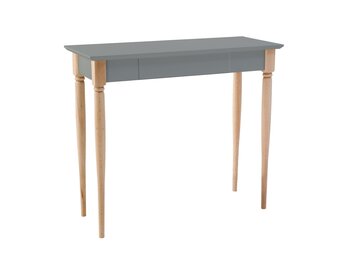 Mamo Donkergrijze Schrijftafel | 105x50x74 cm | Beukenhout & gelakt MDF