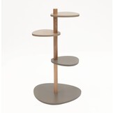 Magla 3-laags plantenstandaard in bezem geel | 55x91x50 cm | FSC-gecertificeerd