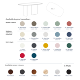 Luxe eettafel Leuko in Vluchtige Munt - 180x100x75 cm - FSC gecertificeerd