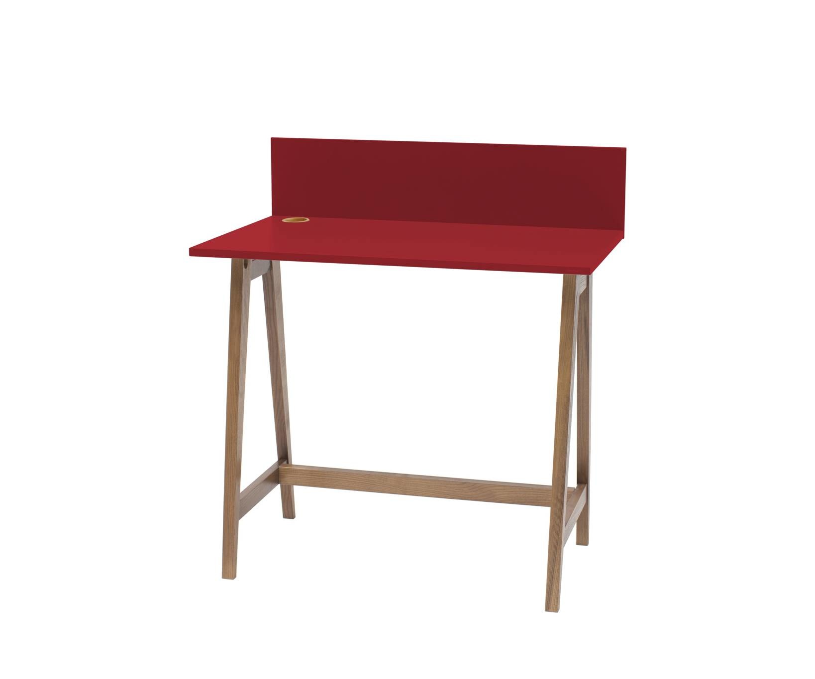 Luka Rood Bureau | 85cm breed | Eiken poten