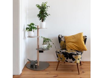 Magla 3-laags Plantenstandaard | Bruin Beige | FSC gecertificeerd