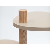 Magla Plantenstandaard - 3-laags, Petrolblauw - 55x91x50 cm - Essenhout & MDF - FSC gecertificeerd