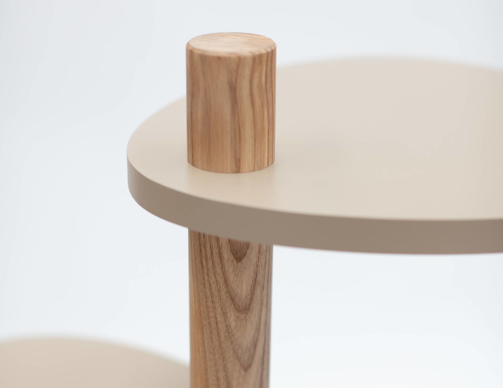 Magla Plantenstandaard - 3-laags, Petrolblauw - 55x91x50 cm - Essenhout & MDF - FSC gecertificeerd