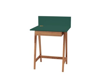 Luka Zeegroen Bureau - Eiken poten, 1 lade, FSC-gecertificeerd