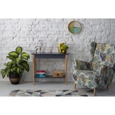 Mamo Grafiet Consoletafel | 85 x 35 x 74 cm | Beukenhout & MDF | FSC® Gecertificeerd
