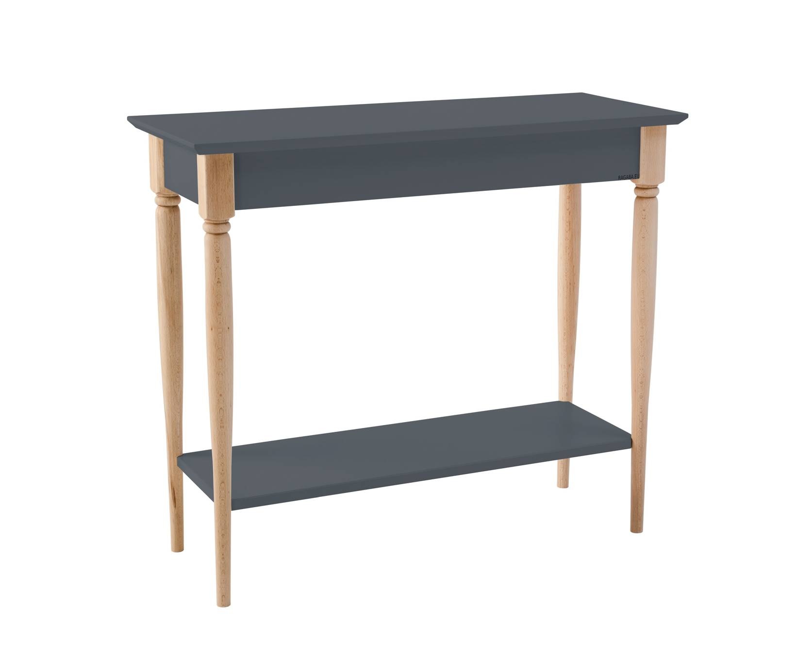 Mamo Grafiet Consoletafel | 85 x 35 x 74 cm | Beukenhout & MDF | FSC® Gecertificeerd