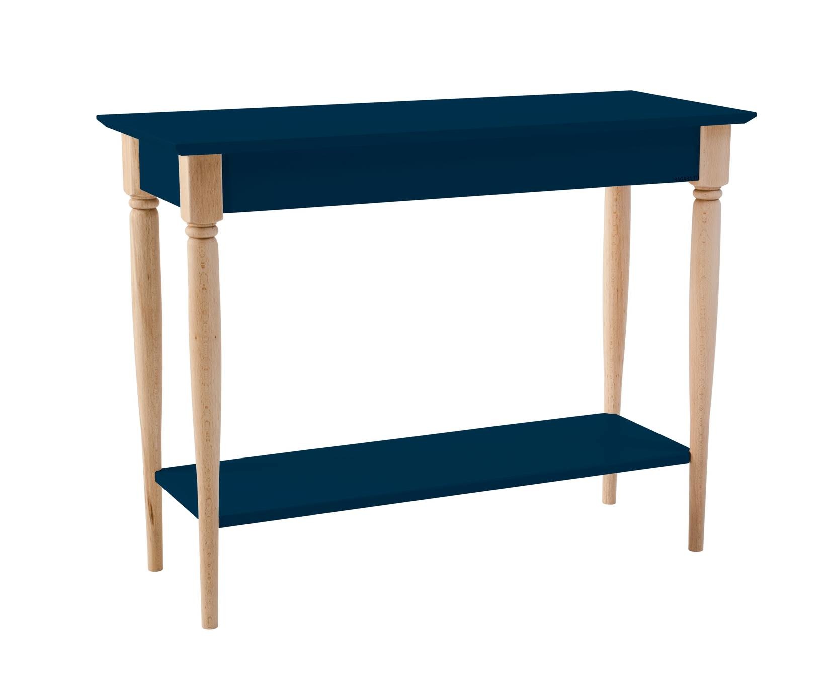 Mamo Consoletafel in Marineblauw | 105x35x74 cm | Beukenhout & MDF | FSC gecertificeerd