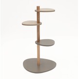 Magla donkergrijze plantenstandaard, FSC gecertificeerd, 3-laags, 55x91x50cm