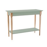 Mamo Consoletafel | Beukenhouten poten | Saliegroen | FSC-gecertificeerd