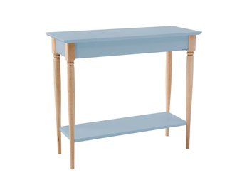 Mamo Consoletafel | Zacht Blauw | Beukenhouten Poten
