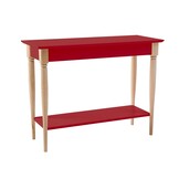 Mamo Consoletafel | Rood | Beukenhout & MDF | FSC Gecertificeerd