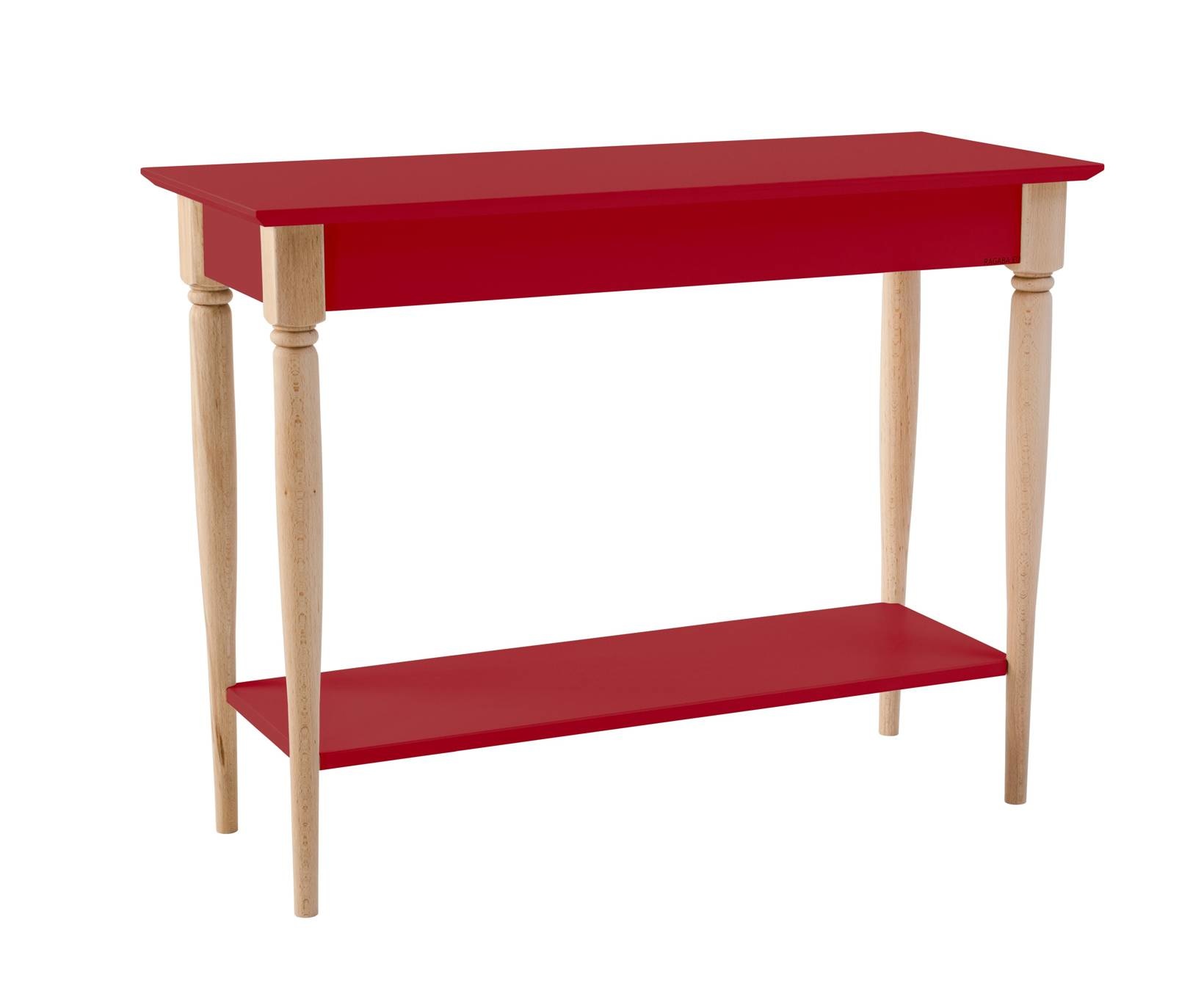 Mamo Consoletafel | Rood | Beukenhout & MDF | FSC Gecertificeerd