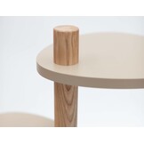 Magla 3-laags plantenstandaard in zuiver rood, 55x91x50 cm | FSC-gecertificeerd