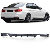 Achterdiffusor - geschikt voor BMW 3 Serie F30 F31 335i 340i - Zwart Glans - Performance