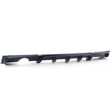 Achterdiffusor geschikt voor BMW 3-serie F30 F31 - Zwart mat - Enkele uitlaatuitsparing