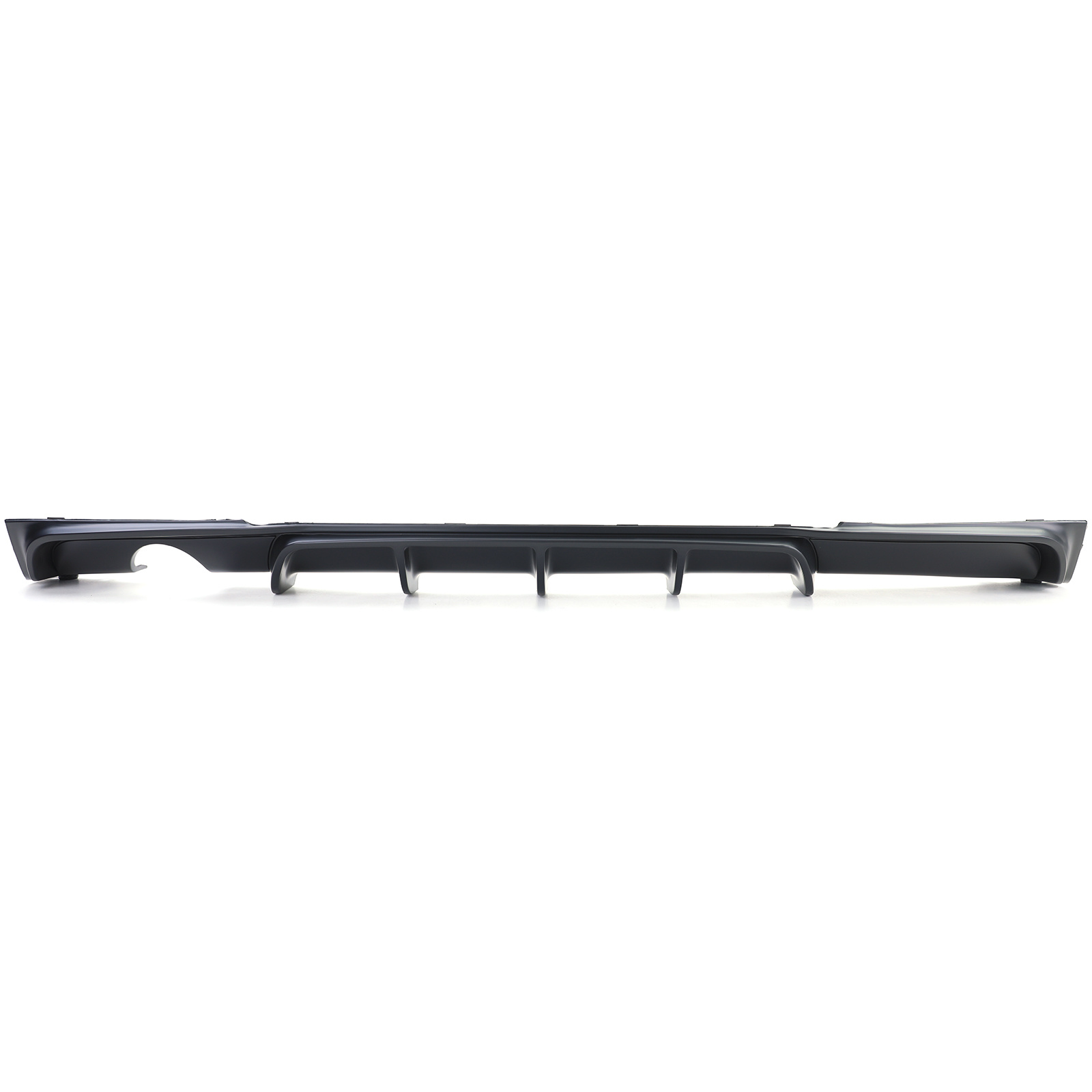 Achterdiffusor - BMW 3-serie F30 F31 - Zwart mat - Enkele uitlaatuitsparing