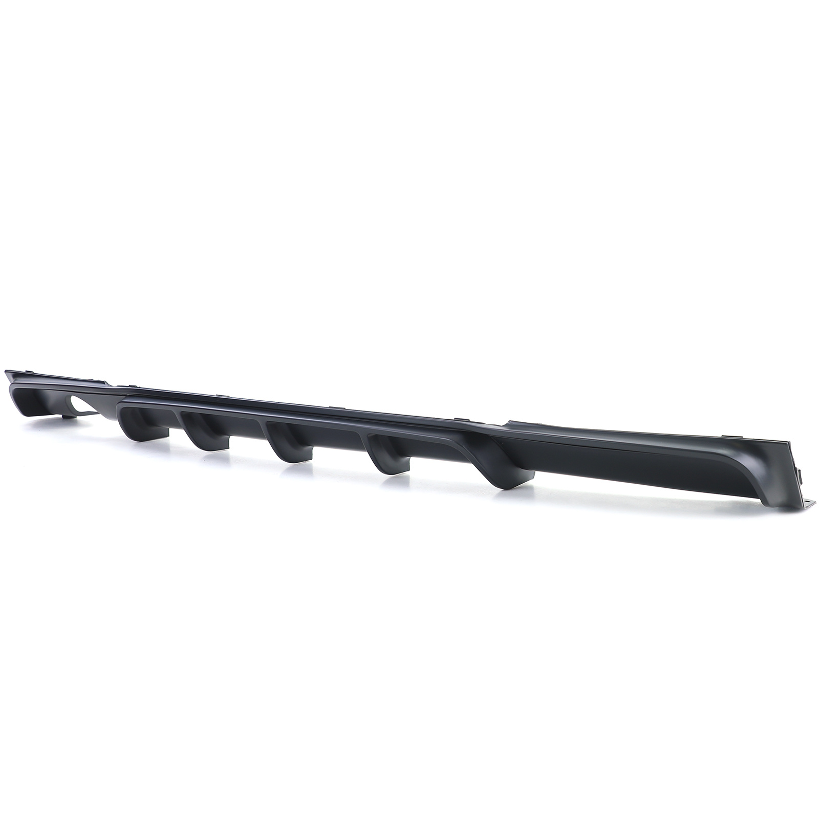 Achterdiffusor - BMW 3-serie F30 F31 - Zwart mat - Enkele uitlaatuitsparing