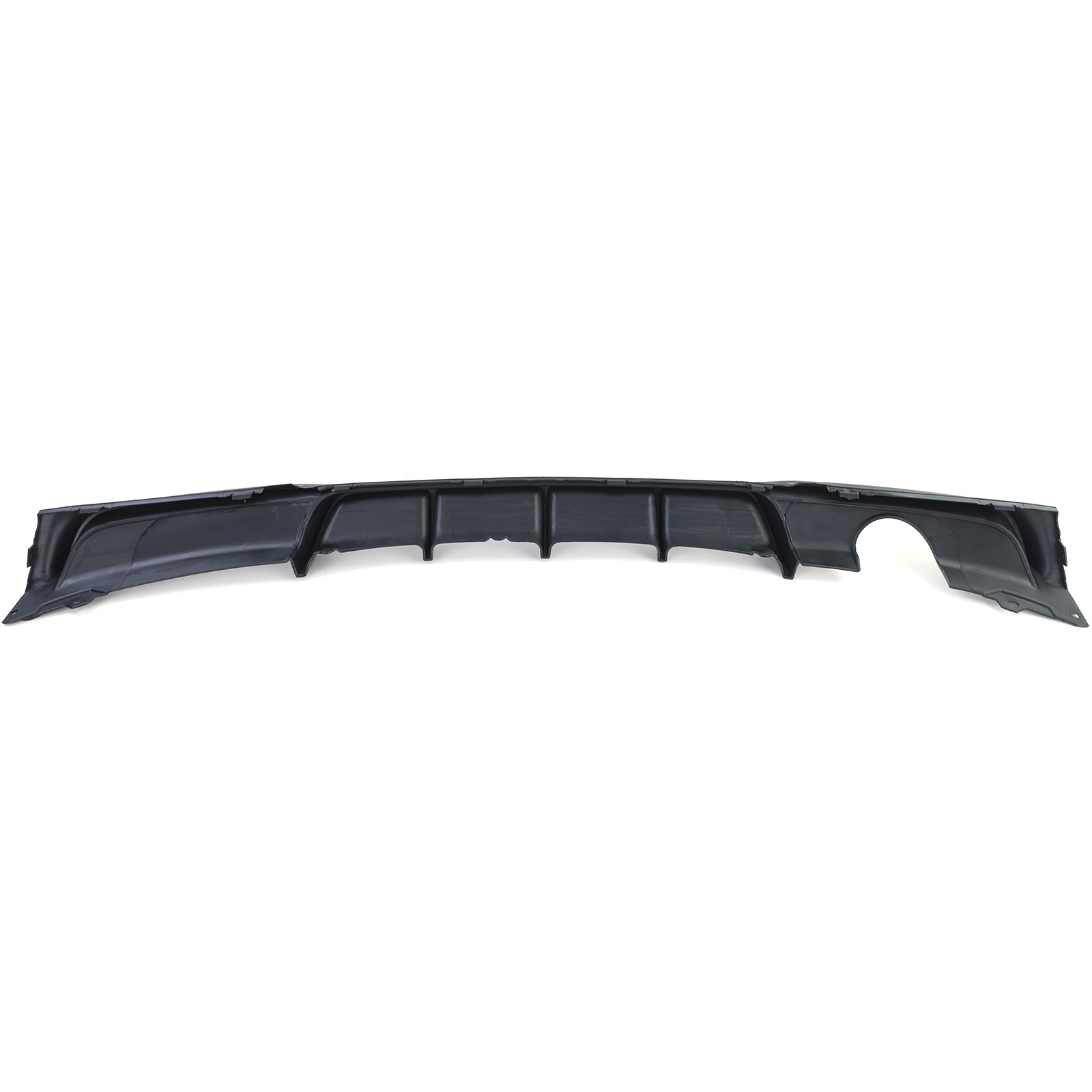 Achterdiffusor - BMW 3-serie F30 F31 - Zwart mat - Enkele uitlaatuitsparing