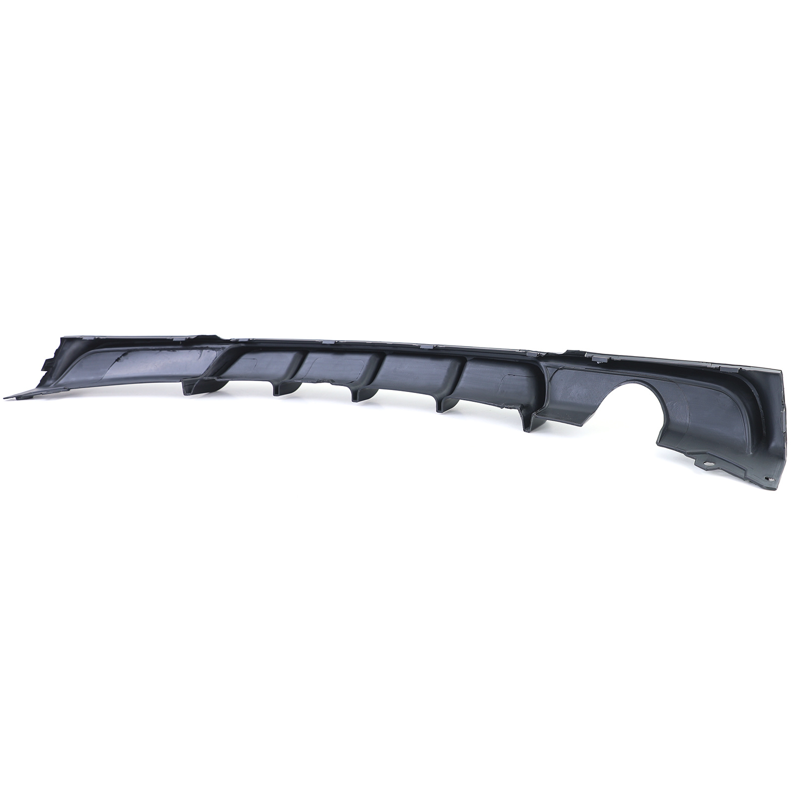 Achterdiffusor - BMW 3-serie F30 F31 - Zwart mat - Enkele uitlaatuitsparing