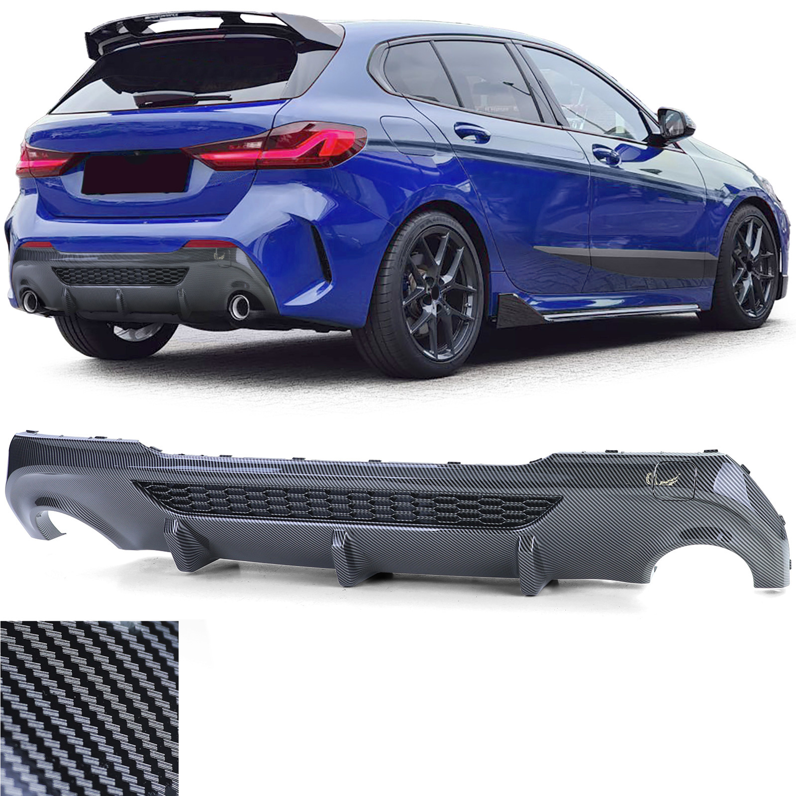 Achterdiffusor - BMW 1 Serie F40