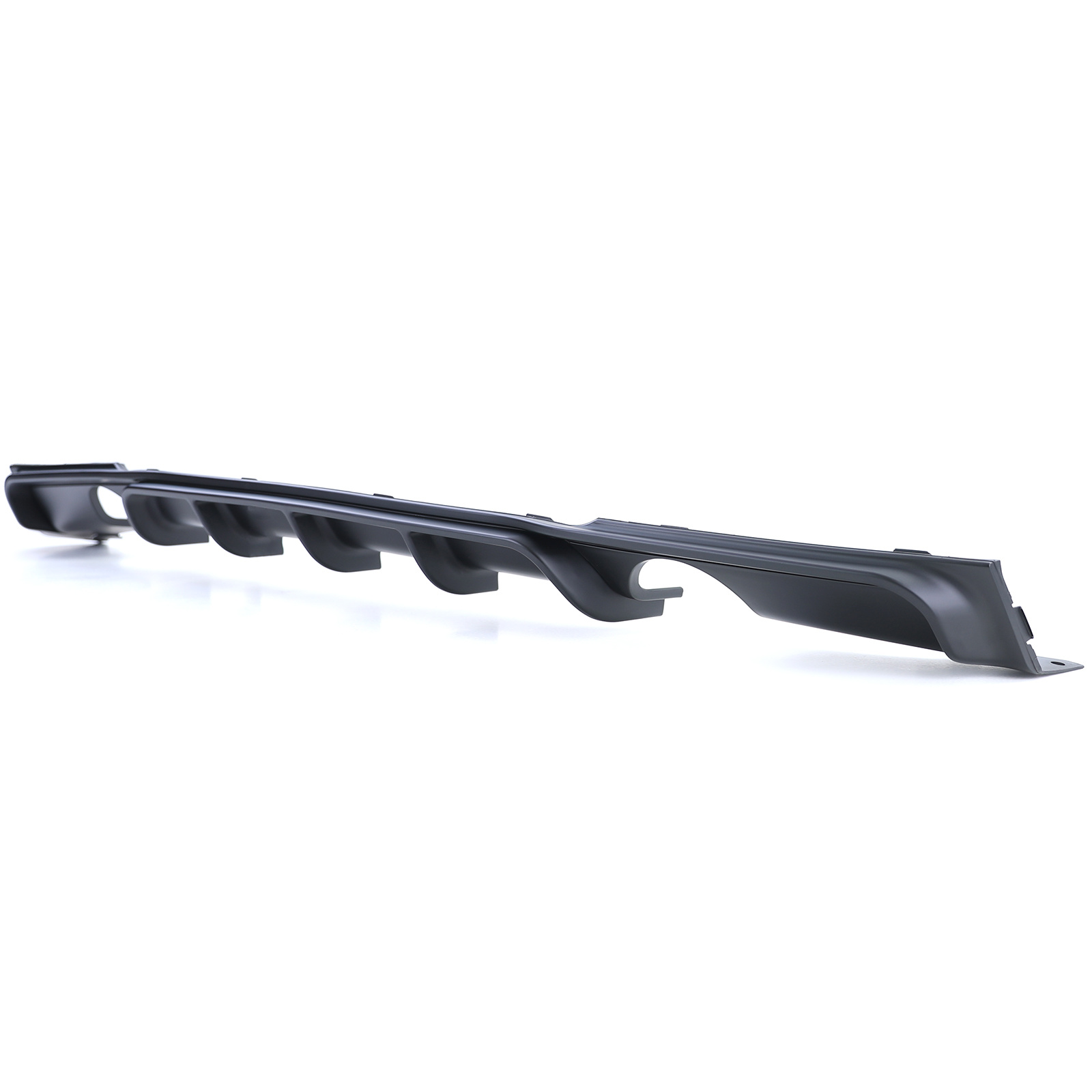 Achterdiffusor - BMW 3 Serie F30 F31 335i 340i - Zwart Mat - Met Uitsparing - 100% Passend