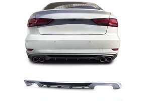 Achterdiffusor - Audi A3 8V sedan facelift vanaf 2016